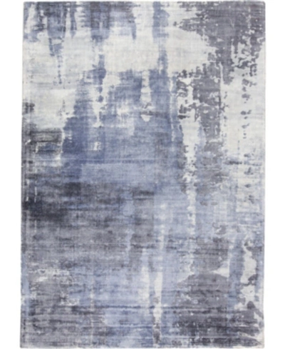 Simply Woven Emory R8659 Blue 2' X 3' Area Rug