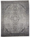 SIMPLY WOVEN SARRANT R3967 CHARCOAL 6'7" X 9'10" AREA RUG