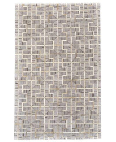 Simply Woven Fannin R0756 Ivory 8' X 11' Area Rug