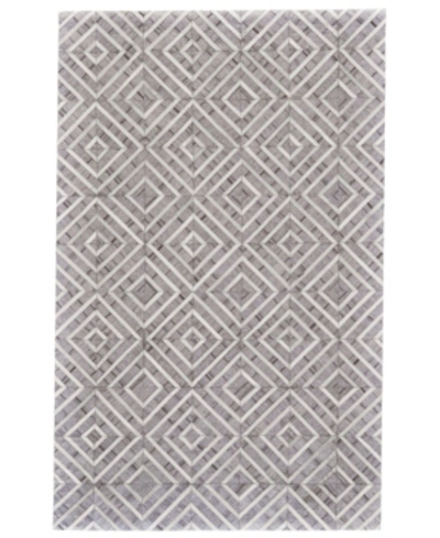 Simply Woven Closeout! Feizy Fannin R0754 5' X 8' Area Rug In Ivory