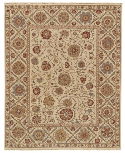 Simply Woven Closeout! Feizy Amherst R0759 3'6" X 5'6" Area Rug In Beige