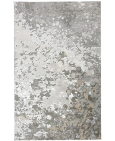 Simply Woven Micah R3336 Silver 1'8" X 2'10" Area Rug