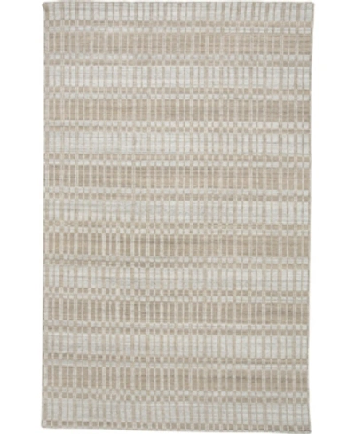 Simply Woven Odell R6385 Tan 5' X 7'6" Area Rug