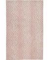 Simply Woven Colton R8792 Rose 3'6" X 5'6" Area Rug In Blush