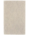 Simply Woven Enzo R8738 Ivory 8' X 11' Area Rug In Ivory