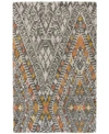 Simply Woven Arazad R8476 Tangerine 8' X 11' Area Rug In Tangerine