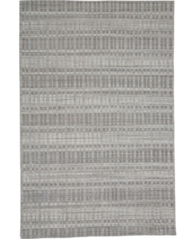 Simply Woven Odell R6385 Gray 3'6" X 5'6" Area Rug