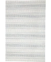 Simply Woven Odell R6385 Mist 5' X 7'6" Area Rug In Light Blue