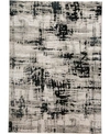 SIMPLY WOVEN MICAH R3339 BLACK 5' X 8' AREA RUG