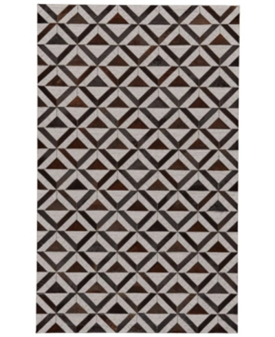 Simply Woven Closeout! Feizy Fannin R0757 2' X 3' Area Rug In Onyx