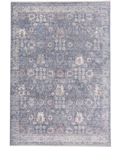 Simply Woven Cecily R3587 Midnight 2' X 3' Area Rug In Moonlight