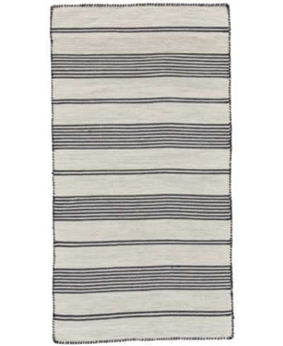 Simply Woven Duprine R0560 Black 2' X 3' Area Rug