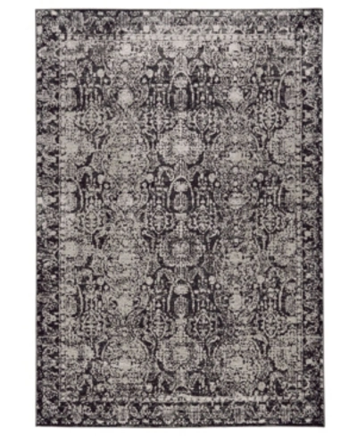 Simply Woven Prasad R3680 Charcoal 5' X 8' Area Rug