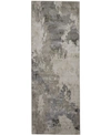 Simply Woven Prasad R3970 Gray 2'10" X 7'10" Runner Rug In Gray