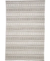 SIMPLY WOVEN ODELL R6385 TAUPE 5' X 7'6" AREA RUG