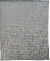 Simply Woven Gramercy R6335 Mist 4' X 6' Area Rug In Mist