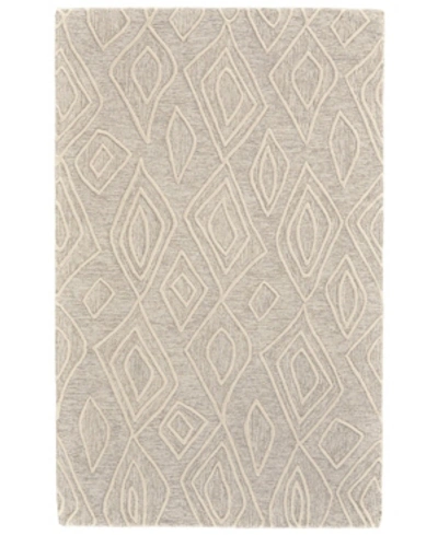 Simply Woven Enzo R8738 Ivory 3'6" X 5'6" Area Rug