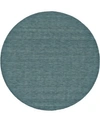 SIMPLY WOVEN NIA R8049 TEAL 8' X 8' ROUND RUG