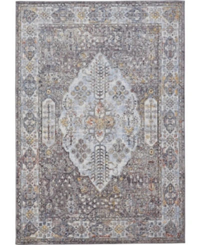 Simply Woven Eloise R3906 Gray 5'3" X 7'6" Area Rug