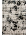 Simply Woven Micah R3339 Black 6'7" X 9'6" Area Rug In Black