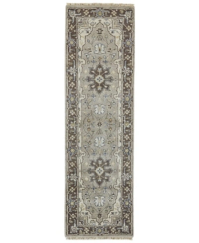 Simply Woven Ustad R6112 Ivory 2'6" X 8' Runner Rug