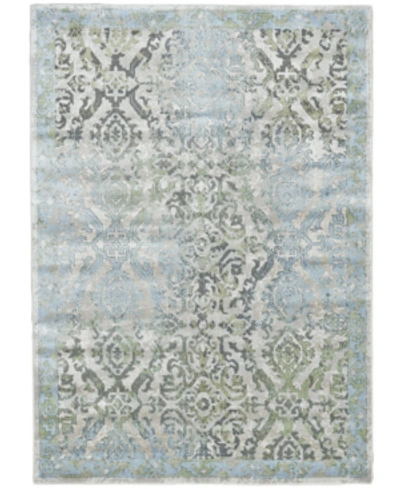 Simply Woven Katari R3374 White 5' X 8' Area Rug In Ice