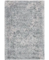 Simply Woven Nadia R8383 White 5' X 8' Area Rug In Ice