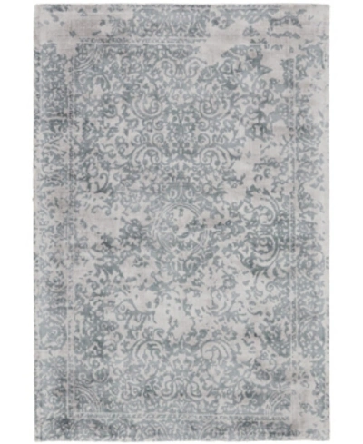 Simply Woven Nadia R8383 White 5' X 8' Area Rug In Ice