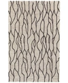 Simply Woven Enzo R8734 Black 3'6" X 5'6" Area Rug In Black