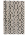 Simply Woven Enzo R8732 Charcoal 2' X 3' Area Rug In Charcoal