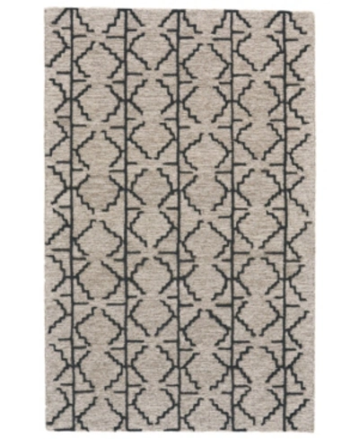 Simply Woven Enzo R8732 Charcoal 2' X 3' Area Rug
