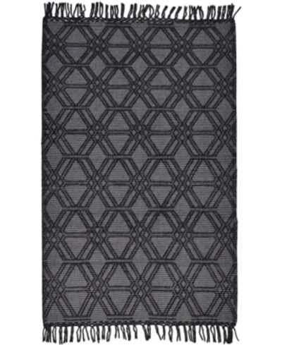 Simply Woven Phoenix R0807 Charcoal 2' X 3' Area Rug