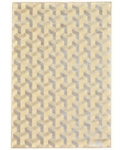 Simply Woven Closeout! Feizy Saphir Zam R3253 7'6" X 10'6" Area Rug In Cream