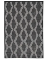Simply Woven Closeout! Feizy Prasad R3679 8' X 11' Area Rug In Charcoal