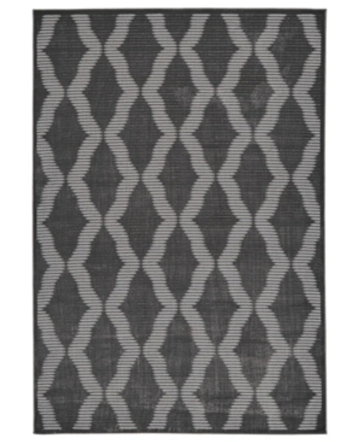 Simply Woven Closeout! Feizy Prasad R3679 8' X 11' Area Rug In Charcoal