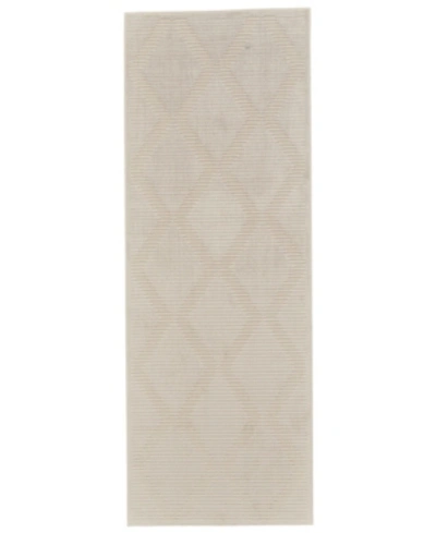 Simply Woven Prasad R3678 Cream 2'10" X 7'10" Runner Rug