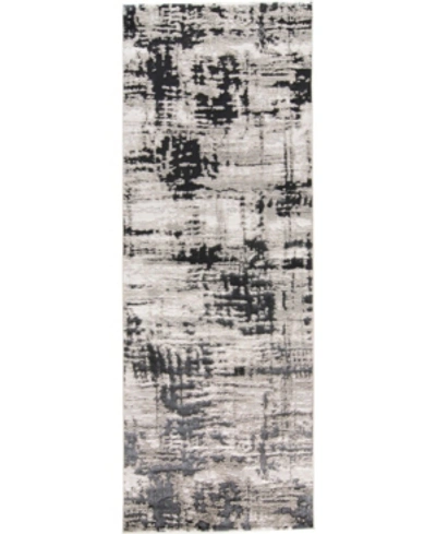 Simply Woven Micah R3339 Black 2'10" X 7'10" Runner Rug