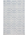 Simply Woven Belfort R8777 Blue 5' X 8' Area Rug In Blue