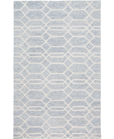 Simply Woven Belfort R8777 Blue 5' X 8' Area Rug