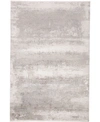 Simply Woven Cadiz R3888 Silver 4'10" X 7'10" Area Rug In Light Gray