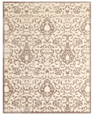 Simply Woven Closeout! Feizy Saphir Zam R3115 5'3" X 7'6" Area Rug In Cream