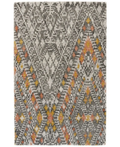 Simply Woven Arazad R8476 Tangerine 5' X 8' Area Rug