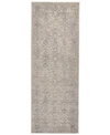 Simply Woven Prasad R3682 Silver 2'10" X 7'10" Runner Rug In Light Gray