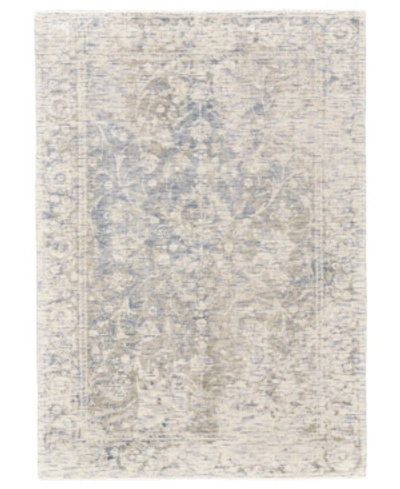 Simply Woven Reagan R8685 Blue 2' X 3' Area Rug