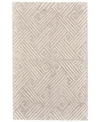 Simply Woven Enzo R8737 Ivory 3'6" X 5'6" Area Rug In Ivory
