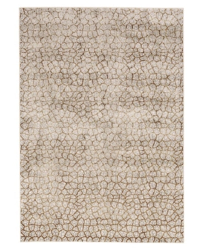 Simply Woven Cannes R3694 Gray 1'8" X 2'10" Area Rug