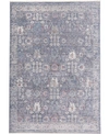 Simply Woven Cecily R3587 Midnight 3' X 5' Area Rug In Moonlight