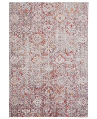 Simply Woven Armant R3946 Pink 6'7" X 9'6" Area Rug