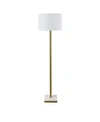 Crestview Evolution By  Collection Dilon Marble Floor Lamp In Gold