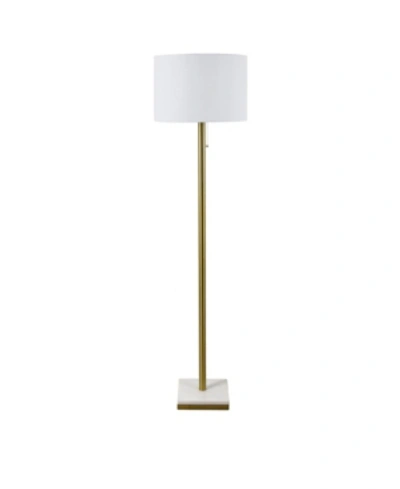 Crestview Evolution By  Collection Dilon Marble Floor Lamp In Gold